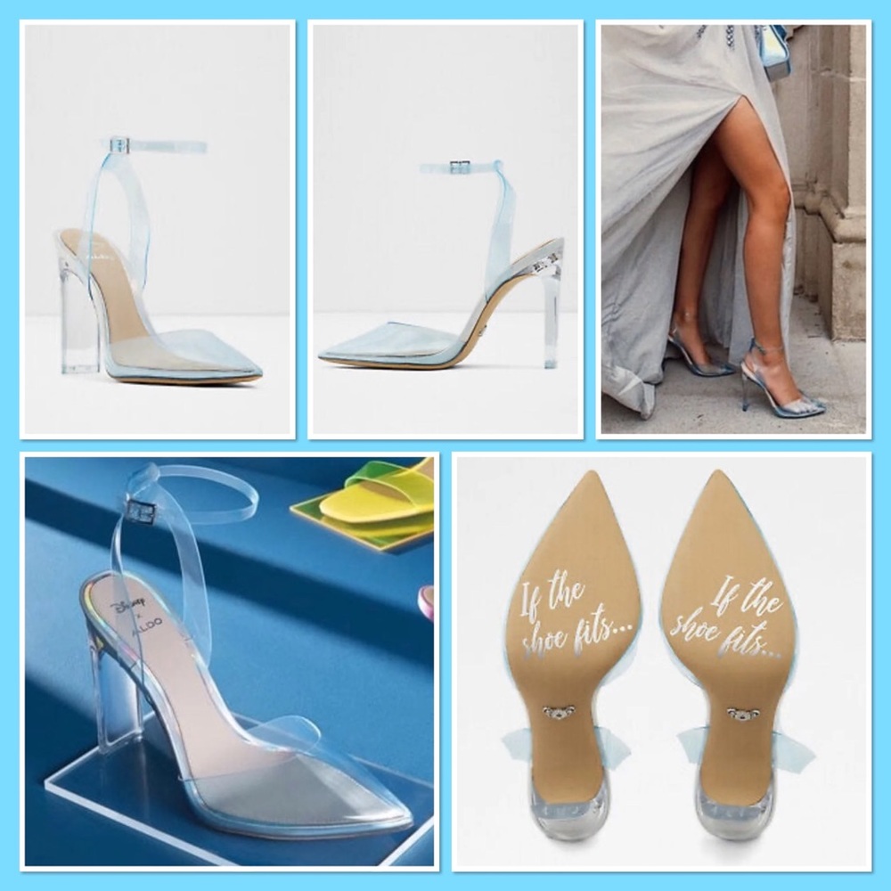 Aldo  x Cinderella glass slipper